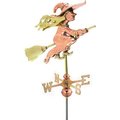 Good Directions Good Directions Witch Garden Weathervane, Polished Copper w/Roof Mount 8849PR